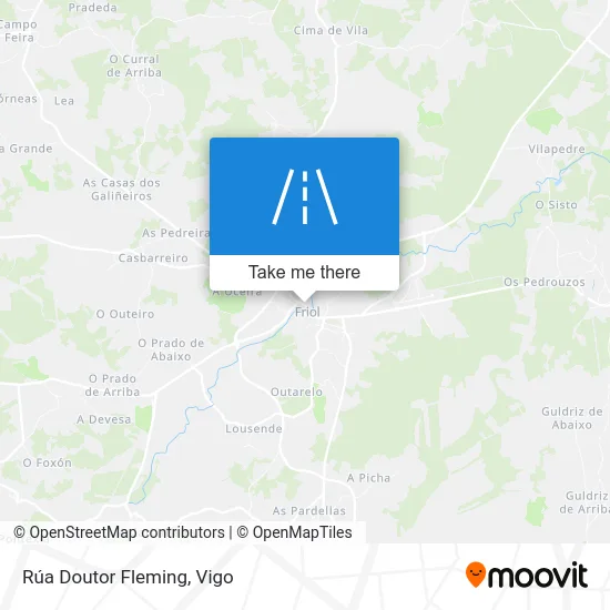 Rúa Doutor Fleming map