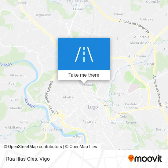 Rúa Illas Cíes map