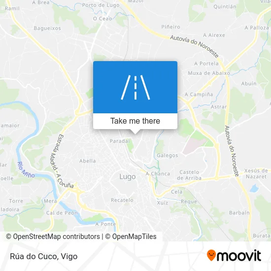 Rúa do Cuco map