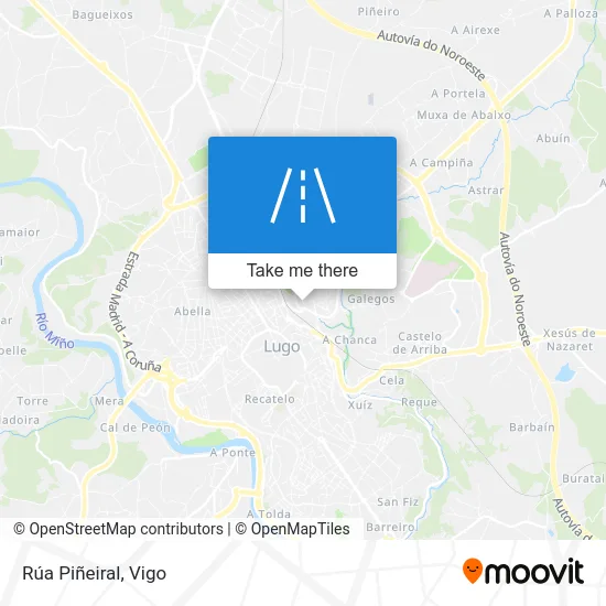 Rúa Piñeiral map