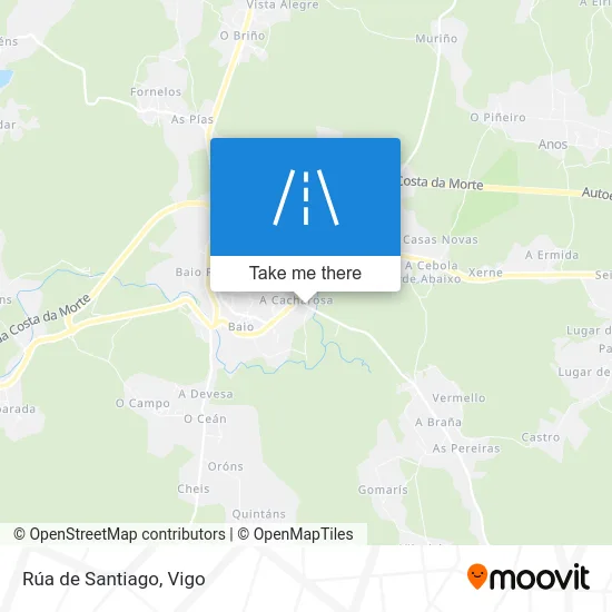 Rúa de Santiago map