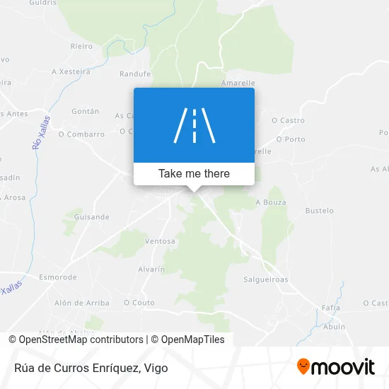 Rúa de Curros Enríquez map