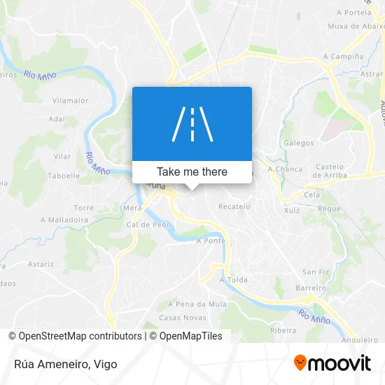 Rúa Ameneiro map
