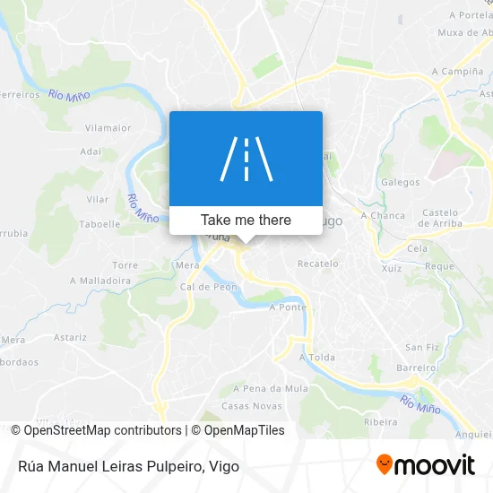 Rúa Manuel Leiras Pulpeiro map