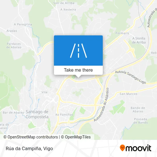 Rúa da Campiña map