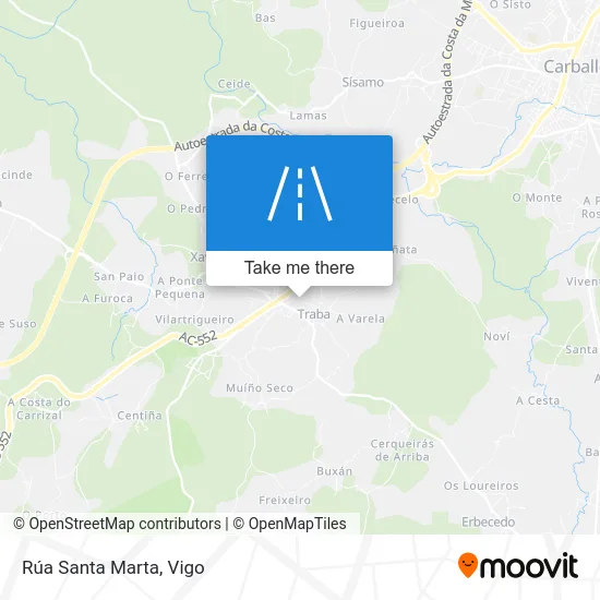 Rúa Santa Marta map