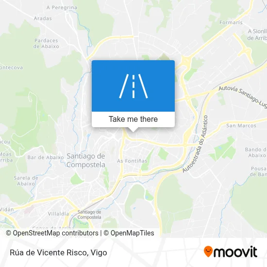 Rúa de Vicente Risco map