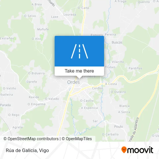 Rúa de Galicia map
