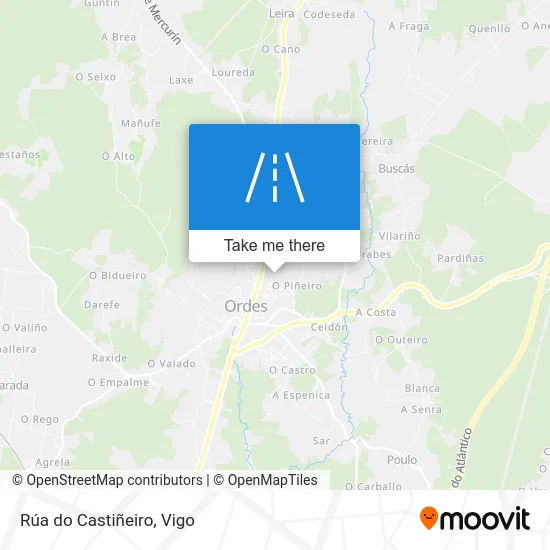 Rúa do Castiñeiro map