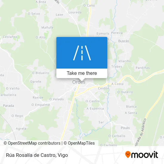 Rúa Rosalía de Castro map