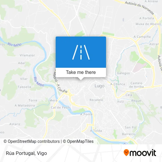 Rúa Portugal map
