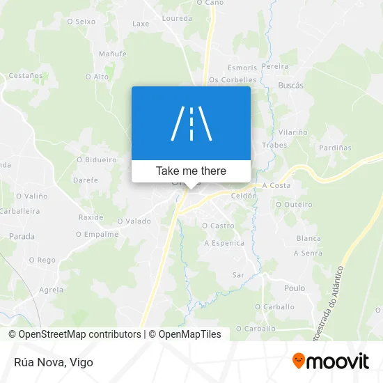 Rúa Nova map
