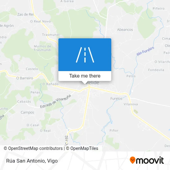 Rúa San Antonio map