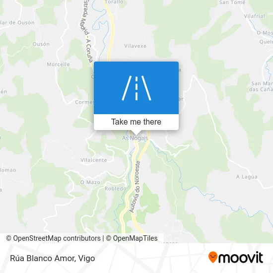 Rúa Blanco Amor map