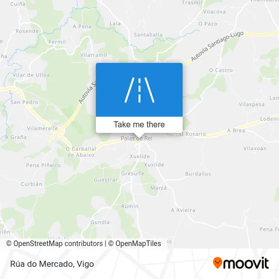 Rúa do Mercado map