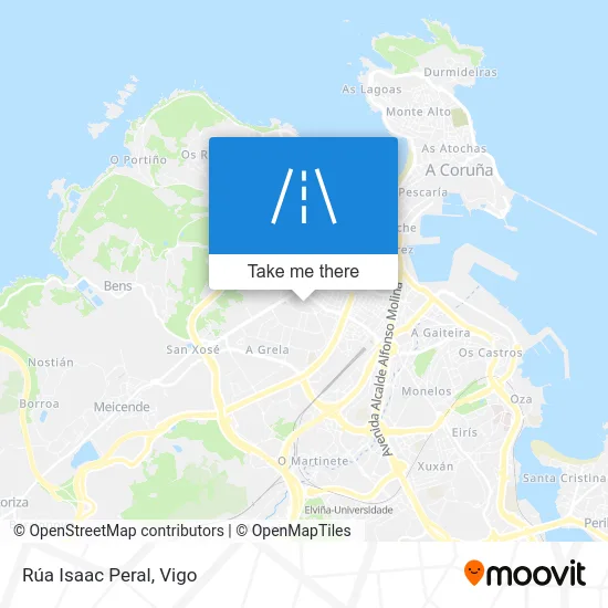 Rúa Isaac Peral map