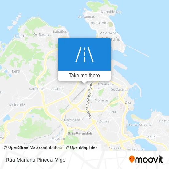 Rúa Mariana Pineda map