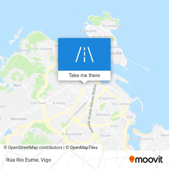 Rúa Río Eume map