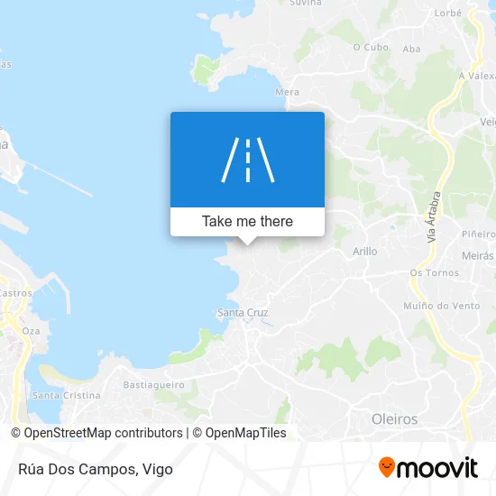 Rúa Dos Campos map