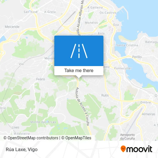 Rúa Laxe map