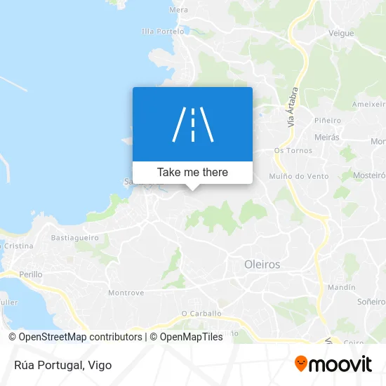 Rúa Portugal map