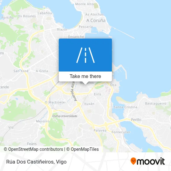 Rúa Dos Castiñeiros map