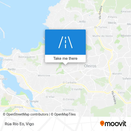 Rúa Río Eo map