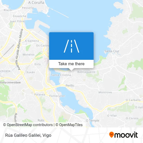 Rúa Galileo Galilei map