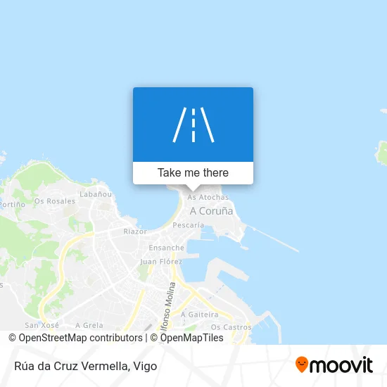 Rúa da Cruz Vermella map