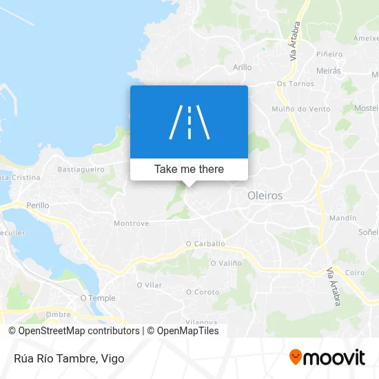 Rúa Río Tambre map