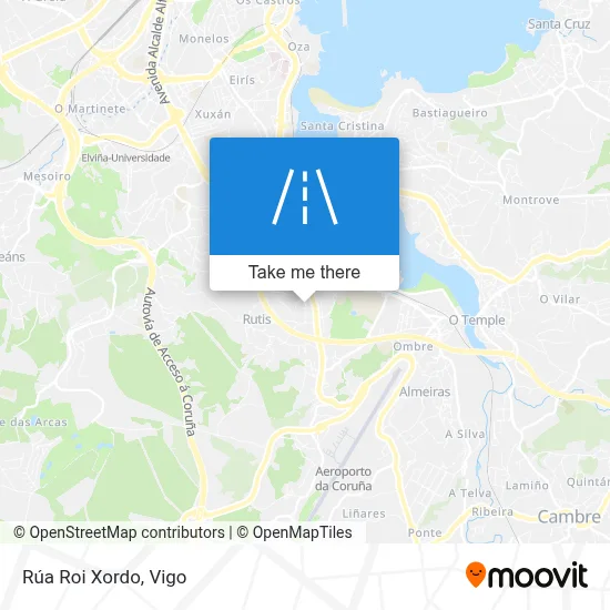 Rúa Roi Xordo map
