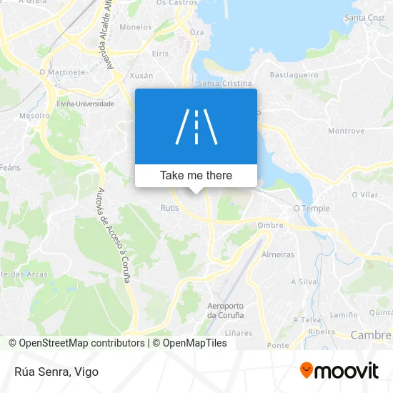 Rúa Senra map