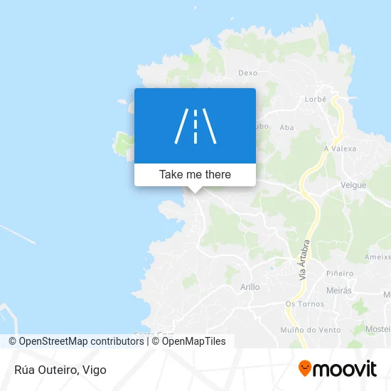 Rúa Outeiro map