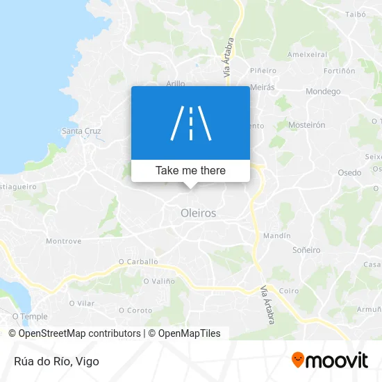 Rúa do Río map