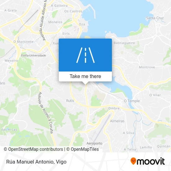 Rúa Manuel Antonio map