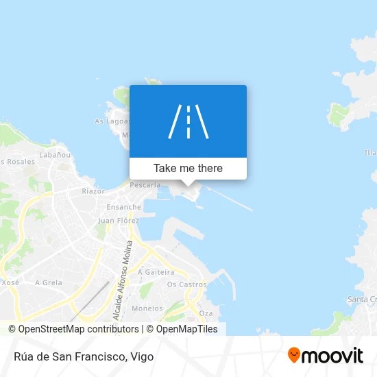 Rúa de San Francisco map