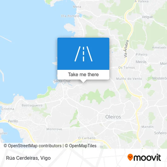 Rúa Cerdeiras map