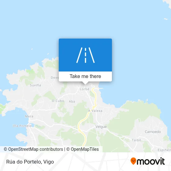 Rúa do Portelo map