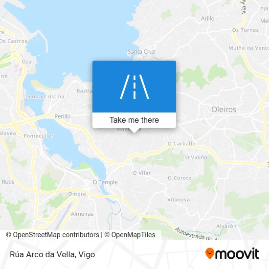 Rúa Arco da Vella map