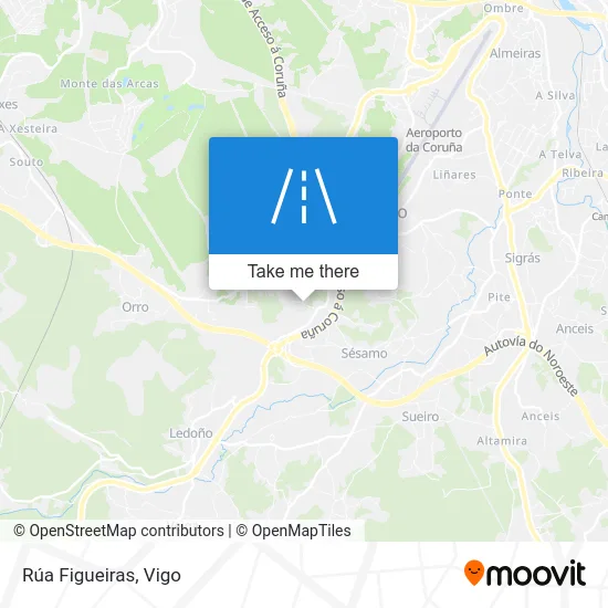 Rúa Figueiras map