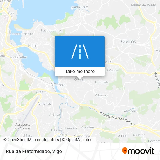 Rúa da Fraternidade map