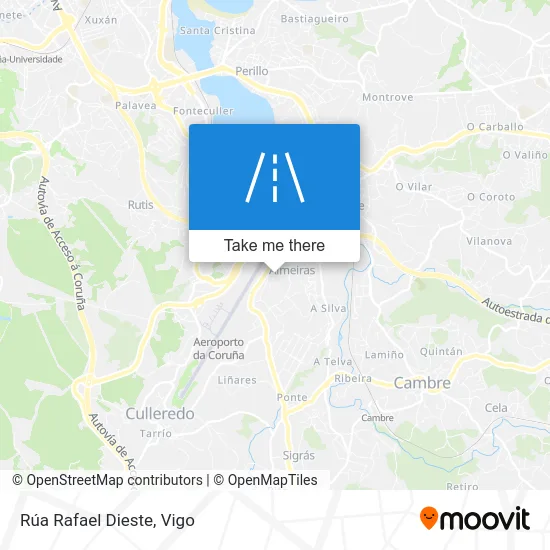 Rúa Rafael Dieste map