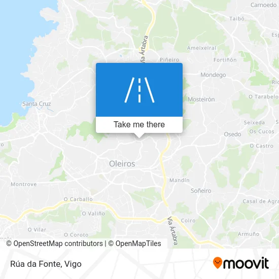 Rúa da Fonte map
