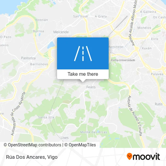 Rúa Dos Ancares map