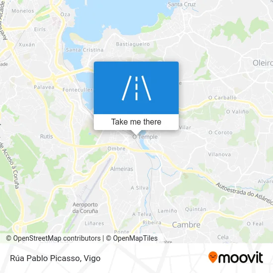 Rúa Pablo Picasso map
