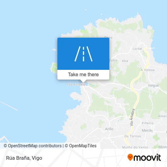 Rúa Braña map
