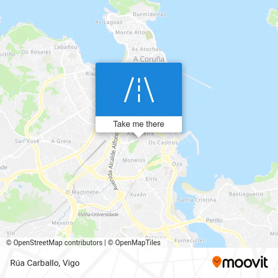 Rúa Carballo map