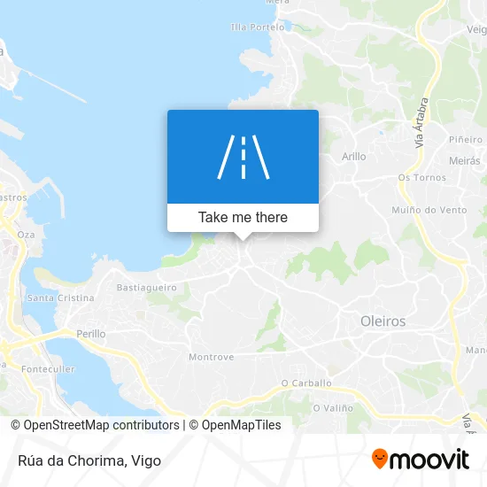 Rúa da Chorima map