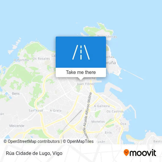 Rúa Cidade de Lugo map