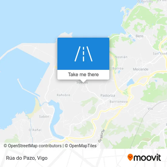 Rúa do Pazo map